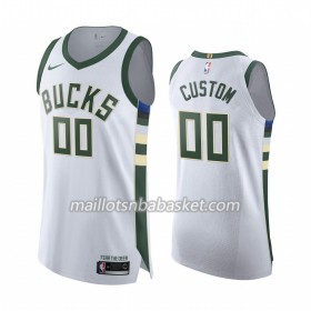 Maillot Homme Milwaukee Bucks Personnalisable 2019-20 Nike Association Edition Swingman